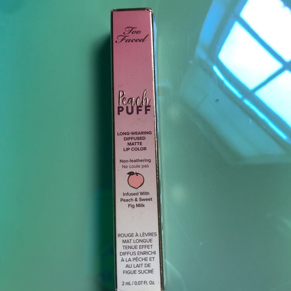 Too Faced Peach Puff Matte Lipstick - Picture 2 of 6